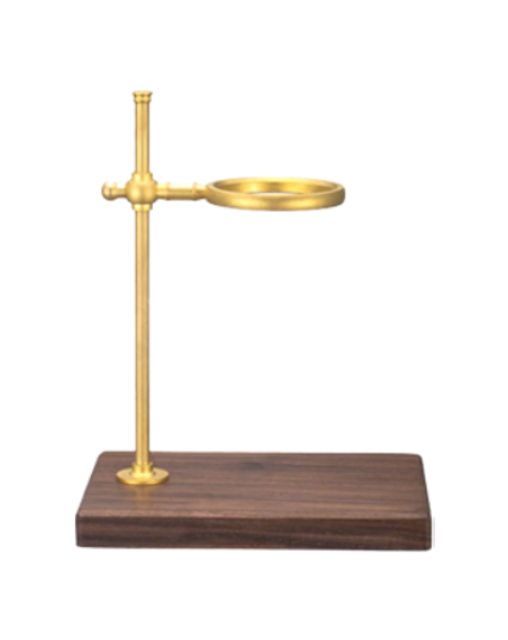 Dripper Pot Rack Stand Holder With Wood Base And Adjustable Hand - Brewing Edge