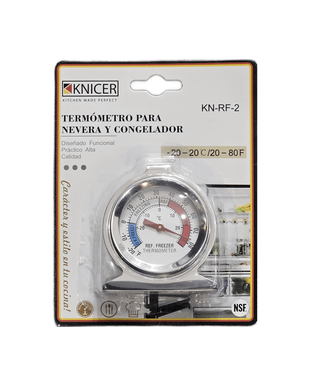 Refrigerator Freezer Thermometer - Knicer