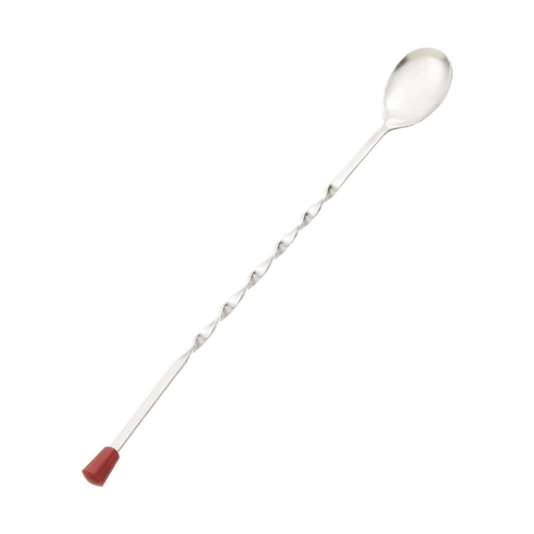 11" Red Ball Bar Spoon / Winco