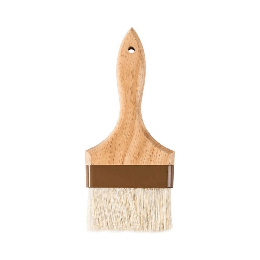 4" Boar Hair Pastry Basting Brush / Winco