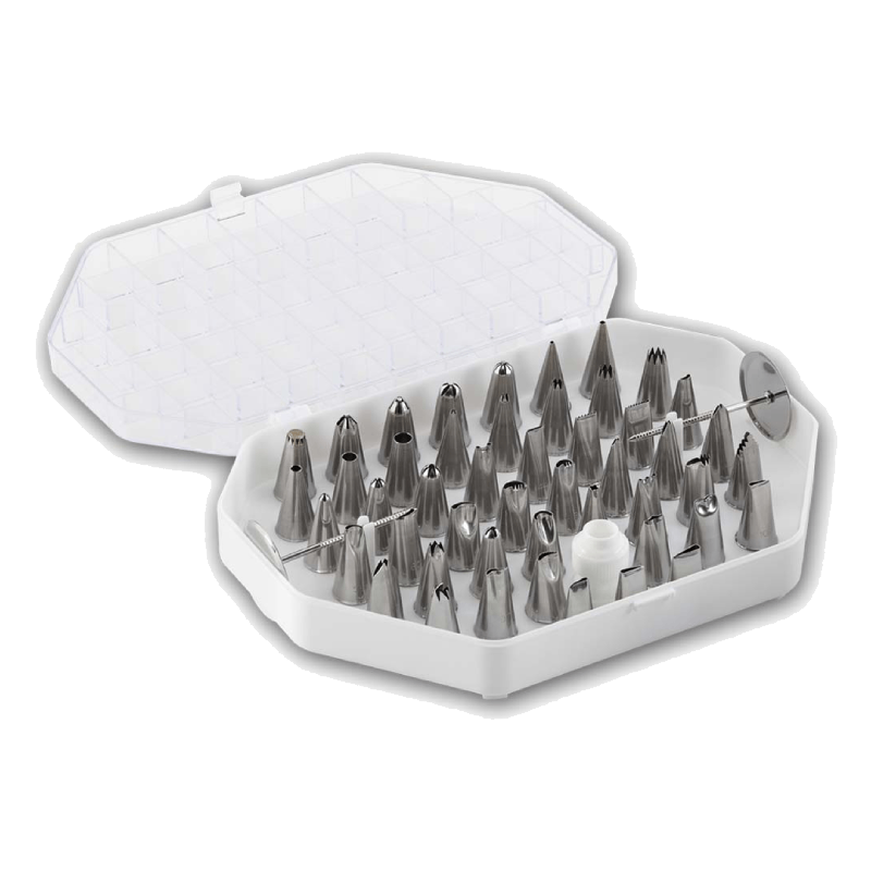 Nozzle / Piping Tip Set 55 Pc Set Small - Thermohauser