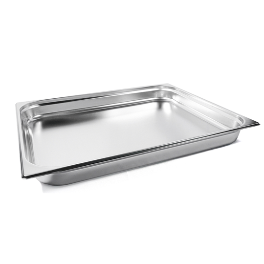 Stainless Steel Gatronorm GN Pan 2/1 Size - Knicer