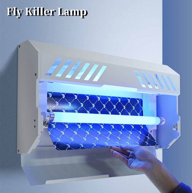 KNICER 32W Insect Killer: Max Power, 120-160 sqm Coverage, Glue Board Included