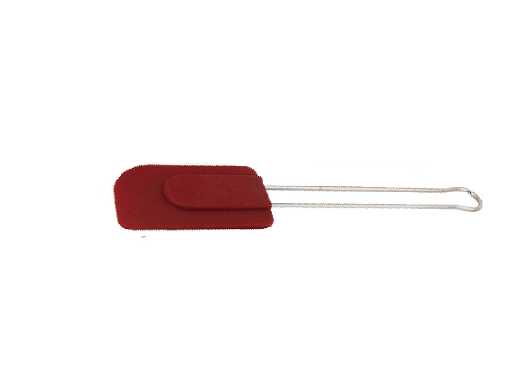 8.75" Spatula, with S/S Wire Handle, Flat Shape, Silicone