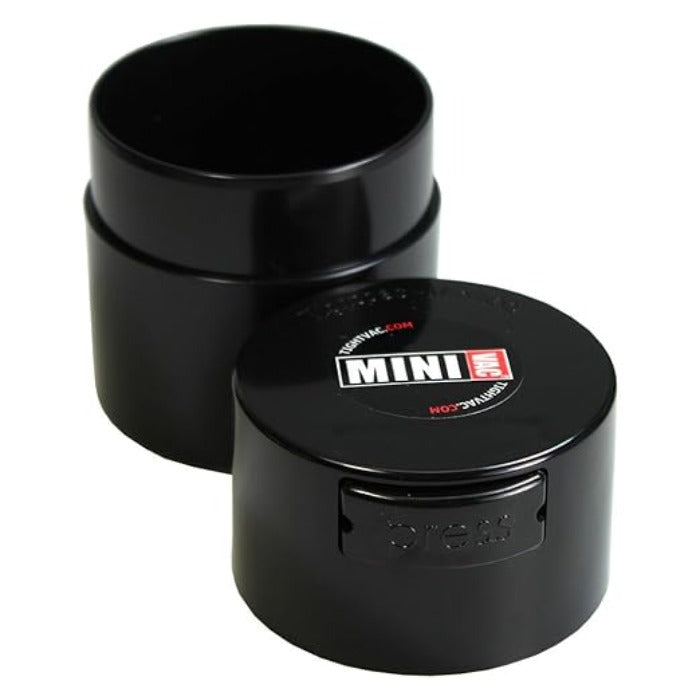 Tightvac 40g Vacuum Sealed Airtight Canister - Black Body