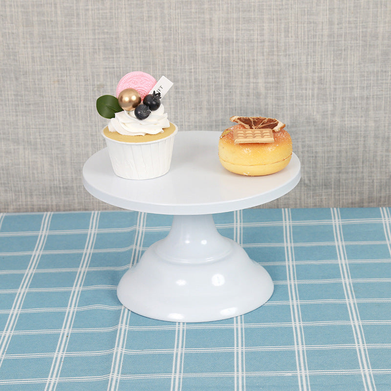 KNICER METAL CAKE STAND WHITE