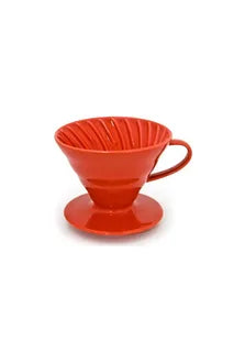 BREWING EDGE  V60 CERAMIC POUR-OVER COFFEE DRIPPER- 2 CUP- BLACK