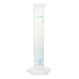 PLASTIC CYLINDER 25ML GOML 100ML 250ML