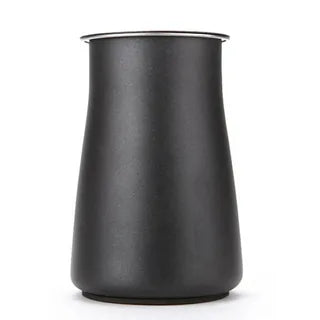 "COFFEE SIFTER POT WITH FINE MESH SIEVE 54MM - BLACK FOOD GRADE 304 STAINLESS STEEL"