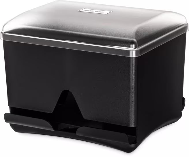 San Jamar ST500 Double-Sided Bulk Straw Dispenser - Black