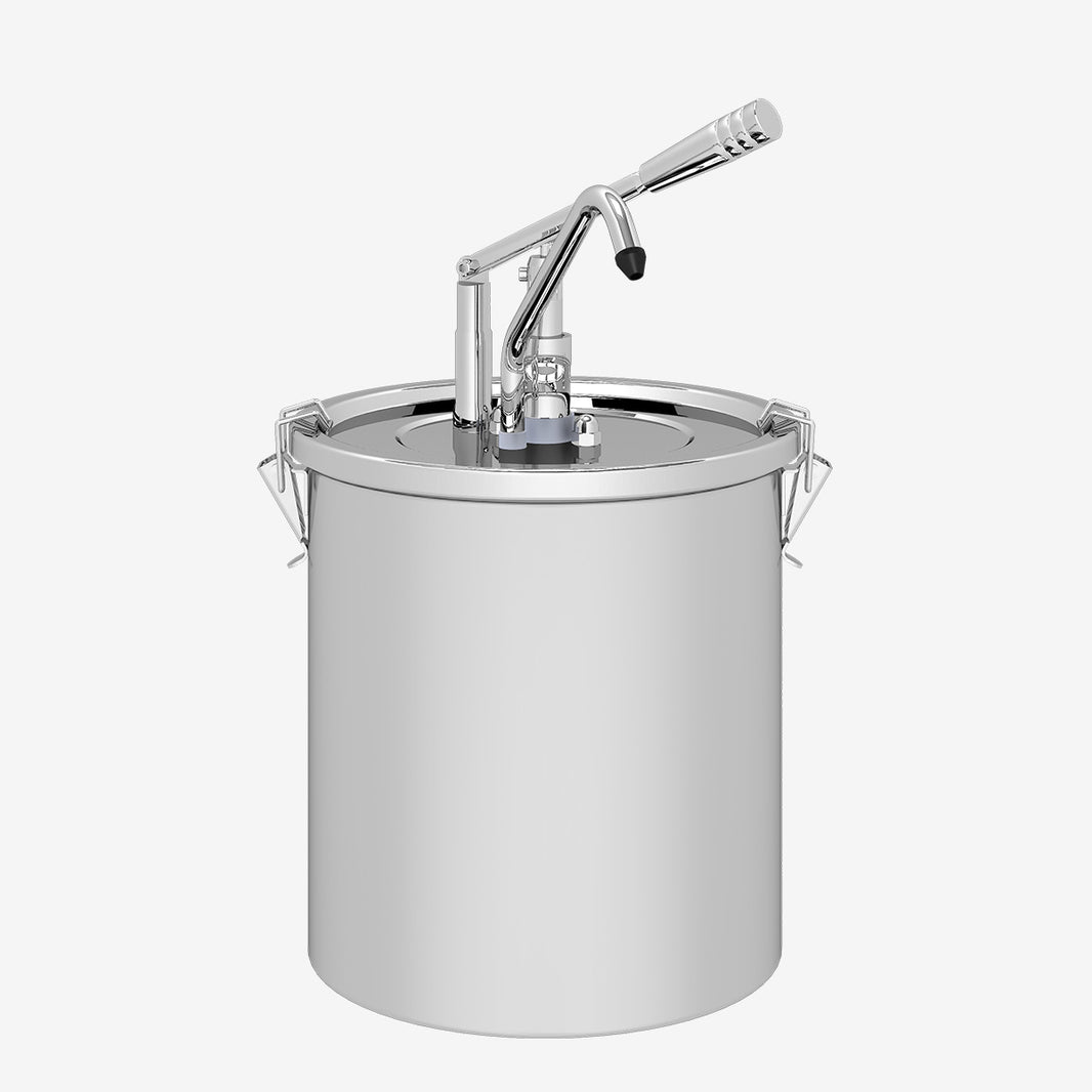 Lever Dispenser with 10 Ltr. Stainless Steel Locksafe Container