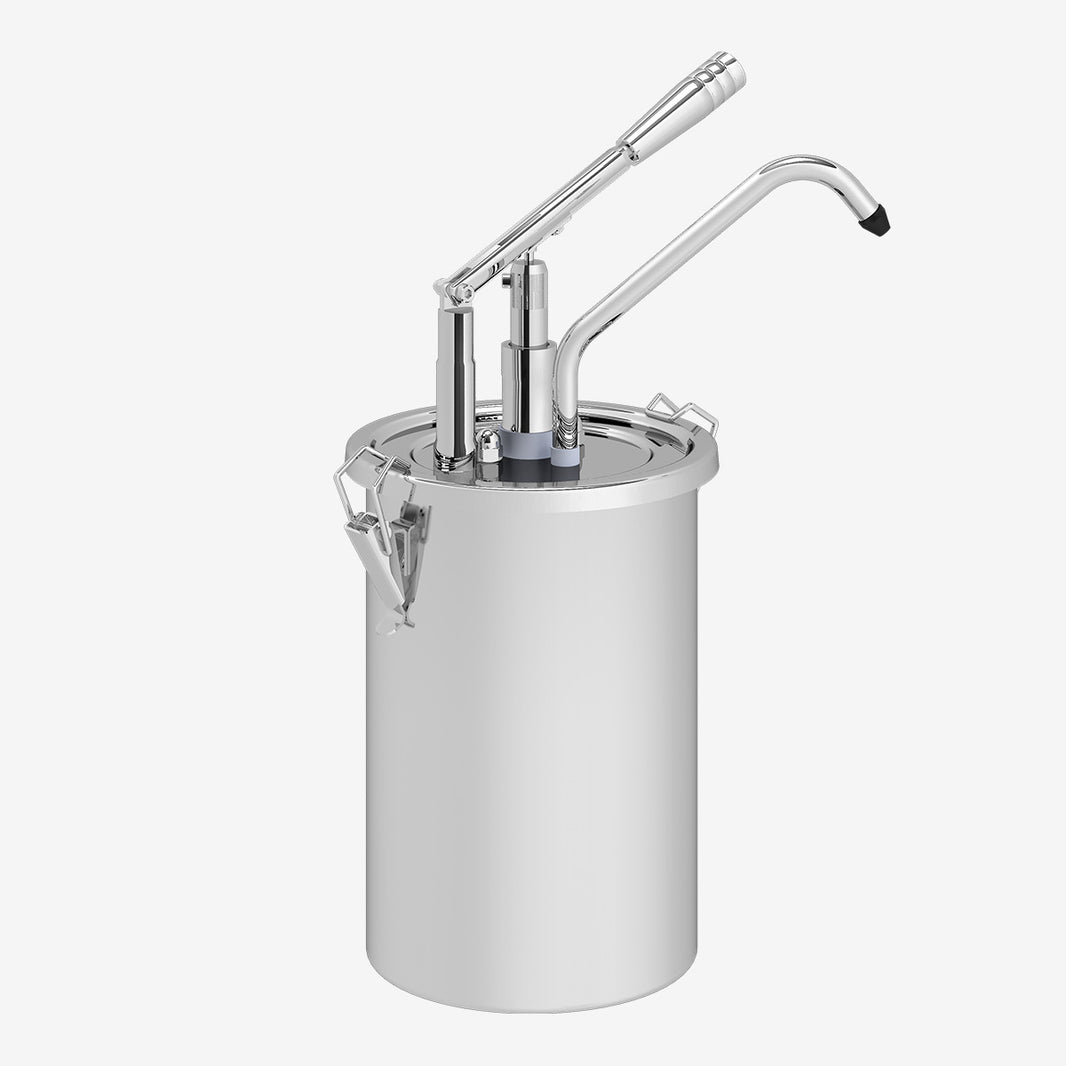 Lever Dispenser with 4,5 Ltr. Stainless Steel Locksafe Container