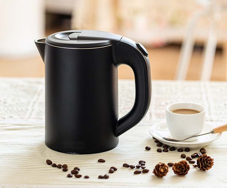 black hotel electric kettle
