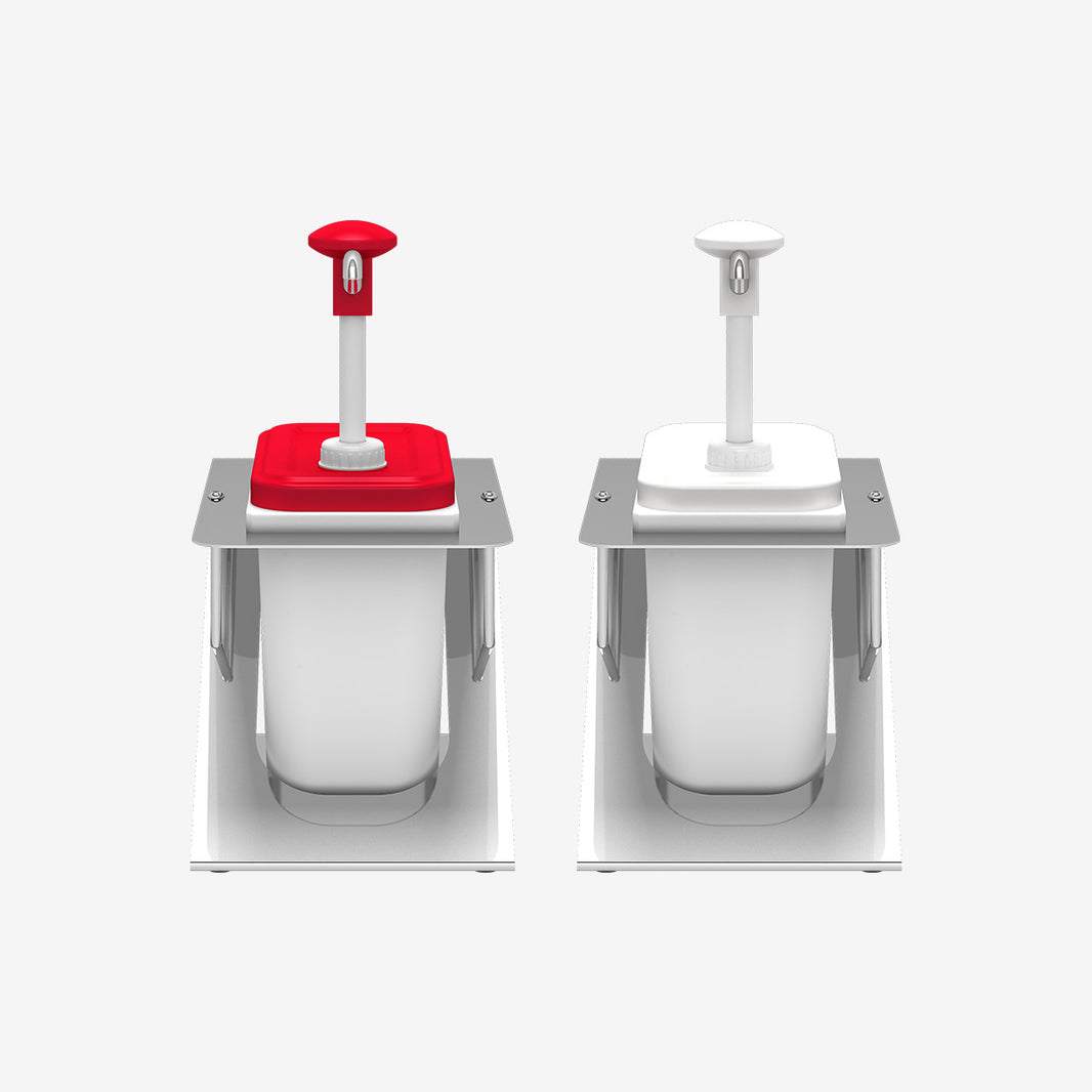 Push Button Dispenser with 1,9 Ltr. Fountain Jar / Set 1 Z Holder