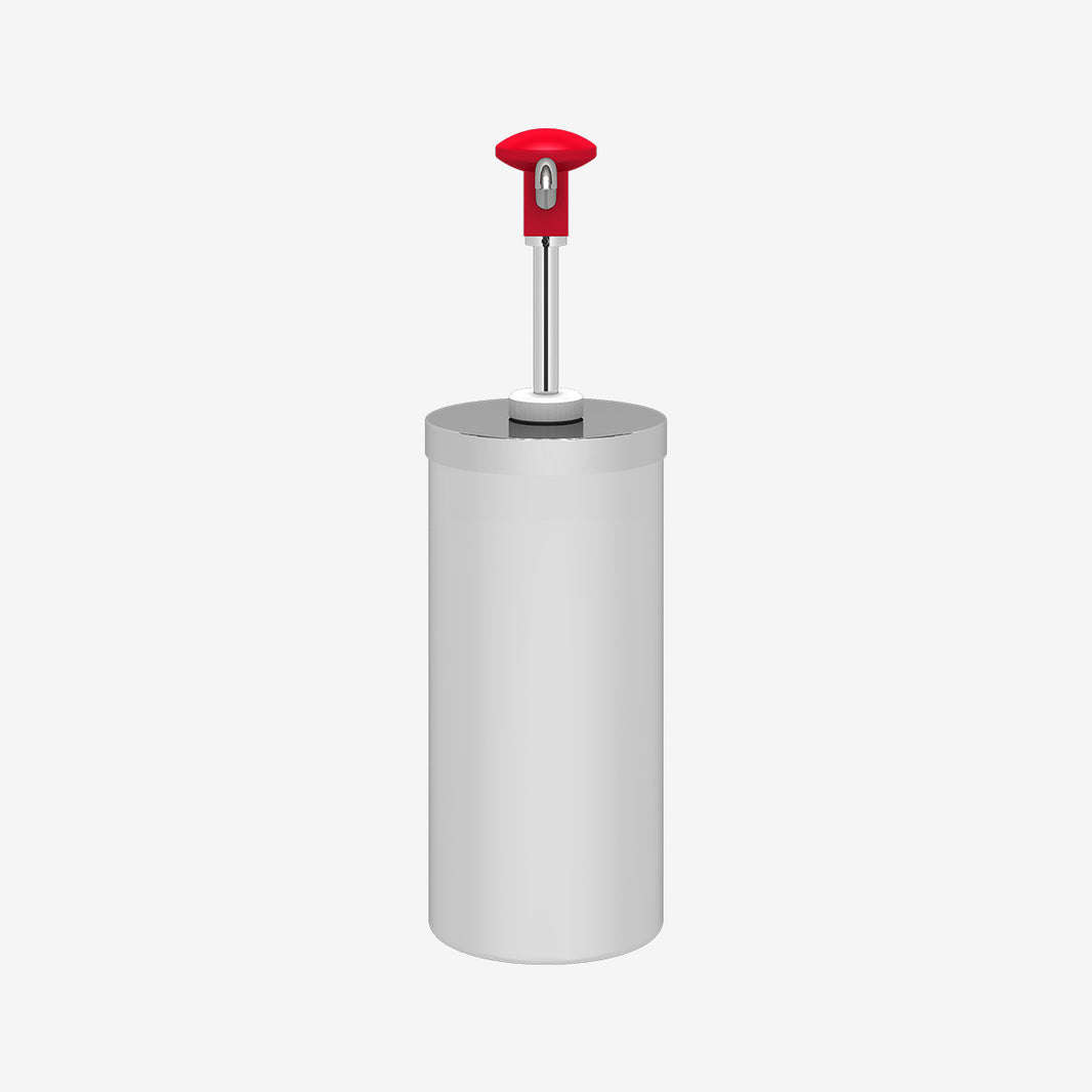 Push Button Dispenser with Cylindrical Container