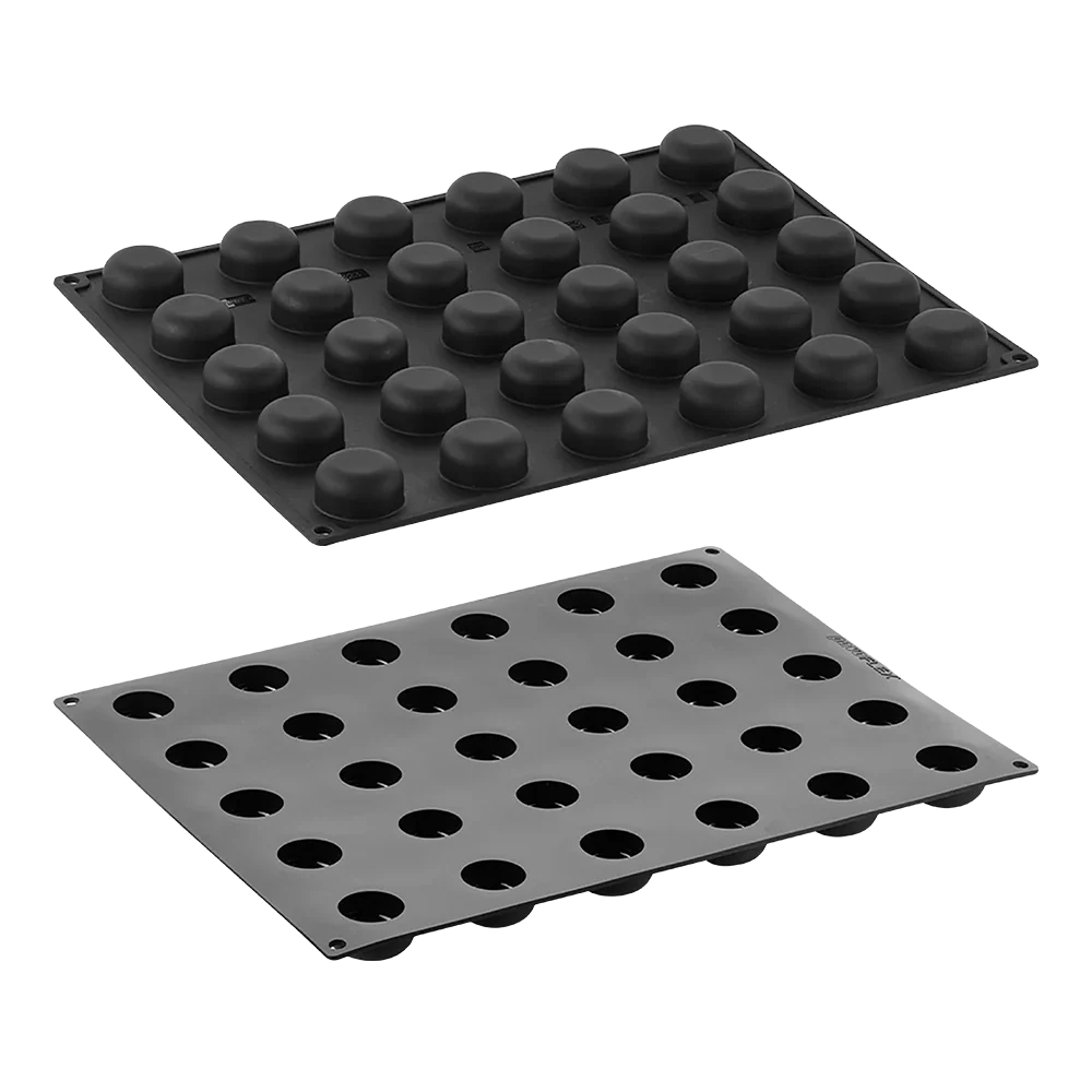 HALF BALL - SILICON BAKING MOULD 35 CUPS