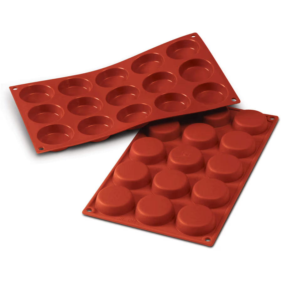 FLAN MOULD MINI - SILICONE BAKING MOULD -15 CUPS