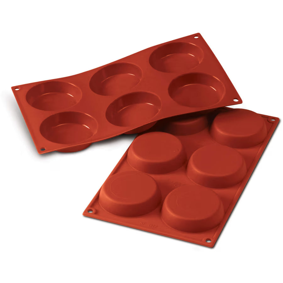 FLAN MOULD - SILICONE BAKING MOULD 6 Cups