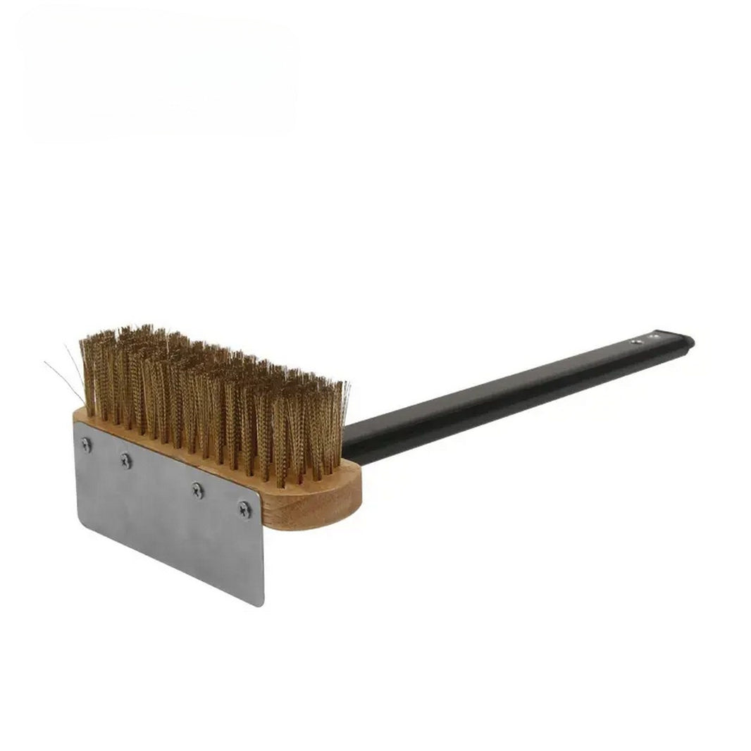 Copper Bristles Anodized Aluminium Alloy Pizza Oven Brush - Knicer