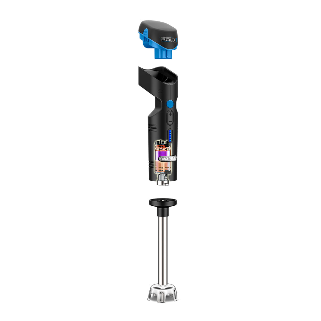 WARING® BOLT® CORDLESS LITHIUM IMMERSION BLENDER -WSB38X