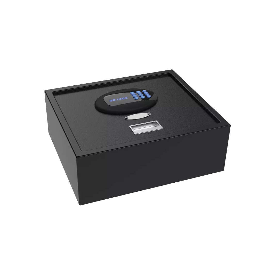 Safe Box Top Opening Matte Black
