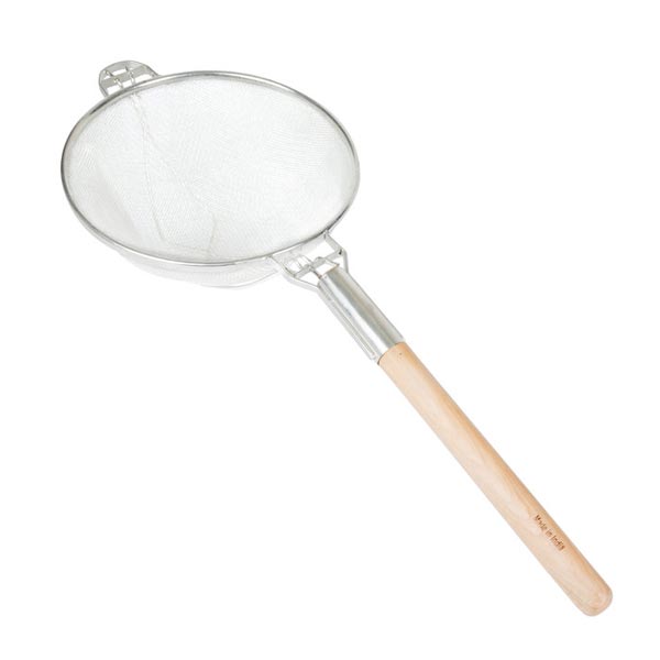 11 3/4" Reinforced Heavy-Duty Tin Strainer / Tablecraft