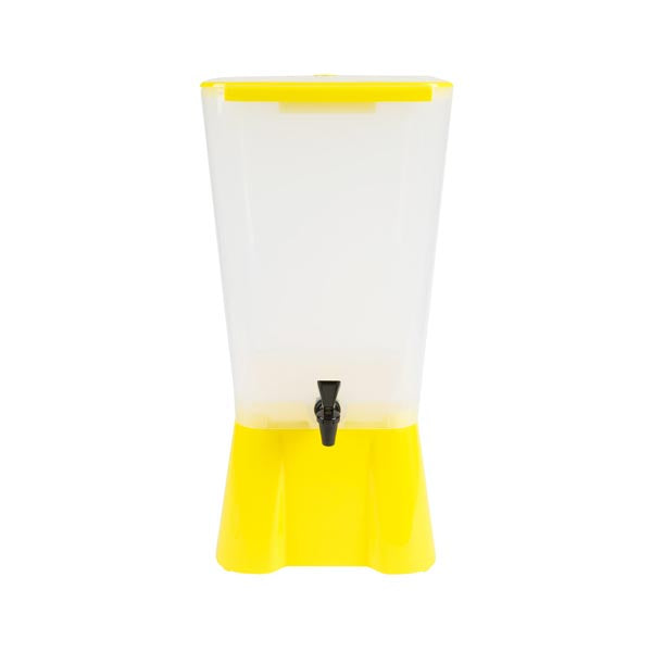 5 Gallon Yellow Beverage / Juice Dispenser / Tablecraft