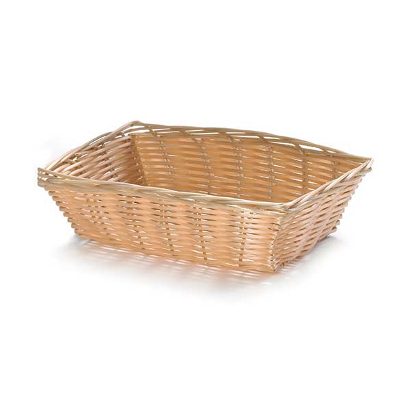 9" Rectangle Handwoven Basket / Tablecraft