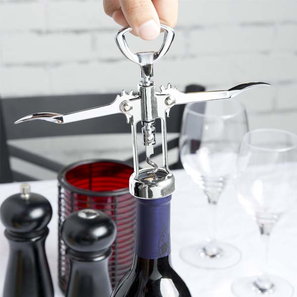 Stainless Steel 6.5" Hand Held Winged Corkscrew / Tablecraft