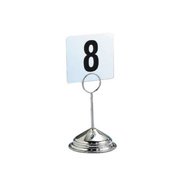 6" Card Holder, Stainless Steel Deluxe / Tablecraft