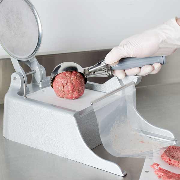 Size 8 Deluxe 1 Piece Ice Cream Disher with Spring Release / Winco