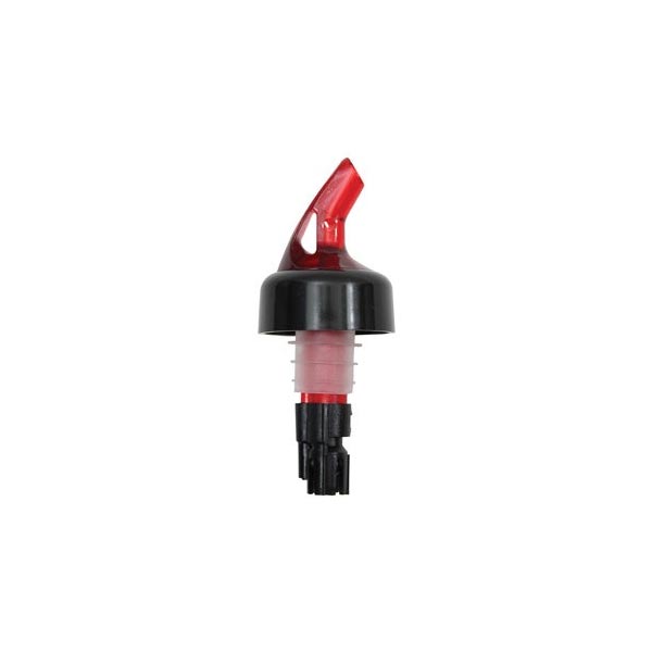 Proper Pour™, 5/8 Oz Black Dip Tube, Red Spout / Tablecraft