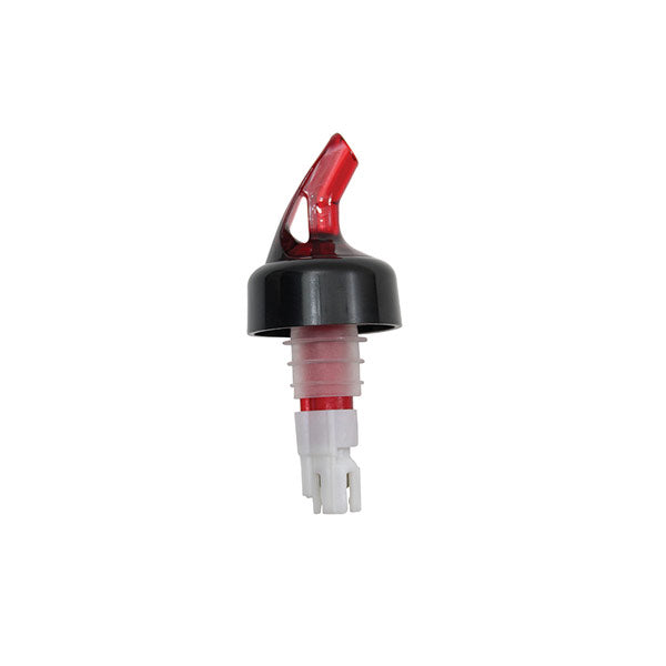 2 Oz White Dip Tube, Red Spout Proper Pour™ / Tablecraft