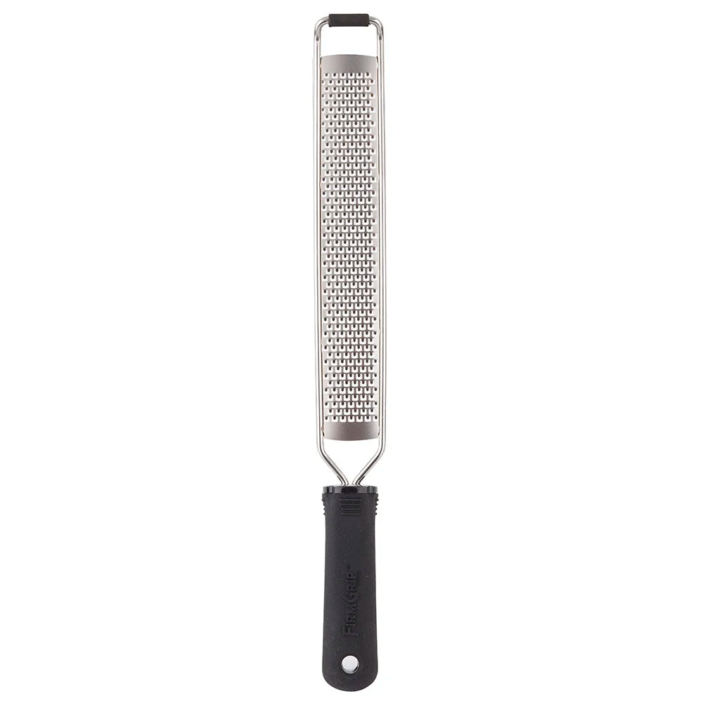 12.5" Microplane Grater/Zester w/ Ergonomic Soft Grip Handle, Black / Tablecraft