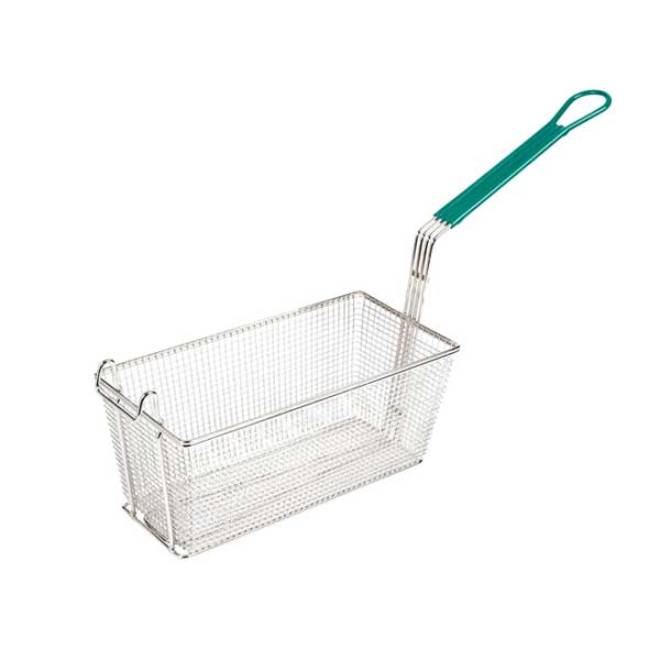 6.5" Rectangular Nickel Plated Fry Basket / Tablecraft