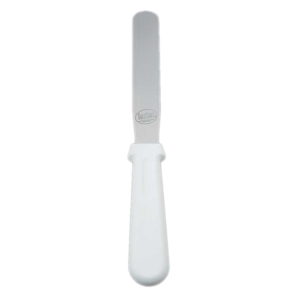 6" Blade Straight Baking / Icing Spatula with ABS Handle / Tablecraft