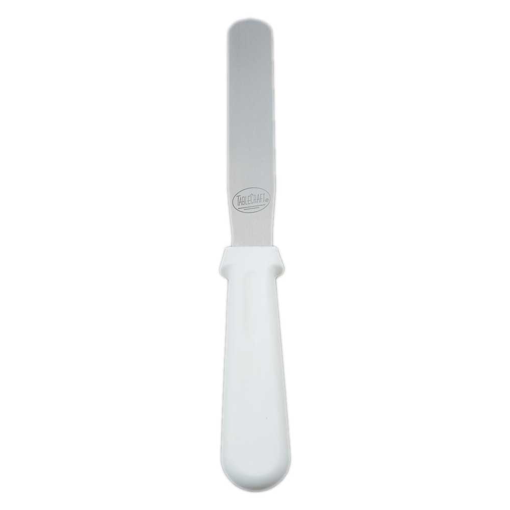 6" Blade Straight Baking / Icing Spatula with ABS Handle / Tablecraft