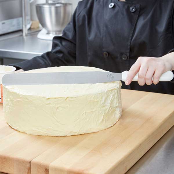 12" Blade Straight Baking / Icing Spatula with ABS Handle / Tablecraft