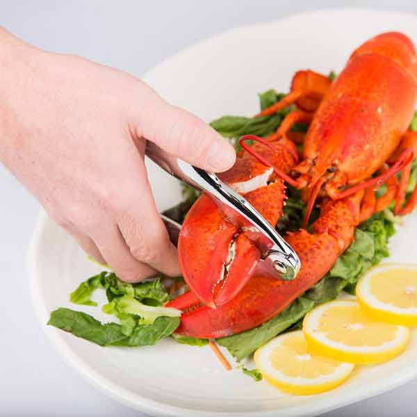 Chrome Plated Zinc 5-1/2 Inch Claw Shaped Lobster / Shellfish Cracker / Tablecraft
