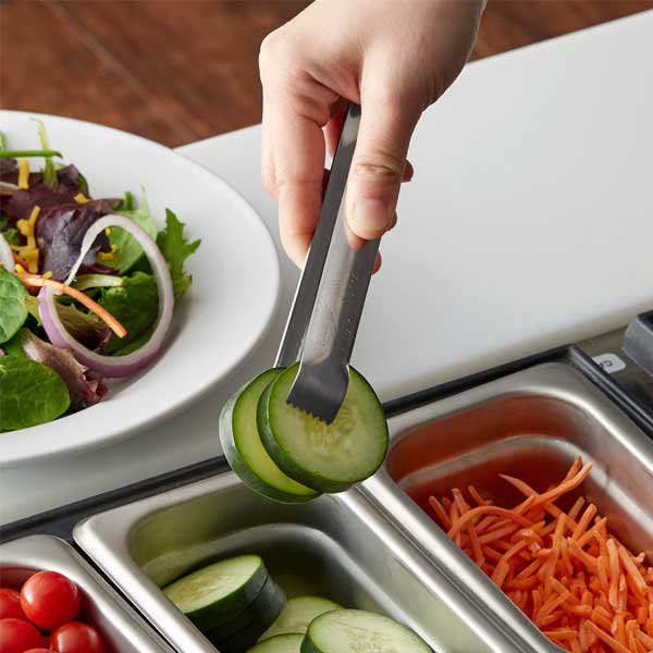 Stainless Steel 6 Inch Pom Tongs / Tablecraft