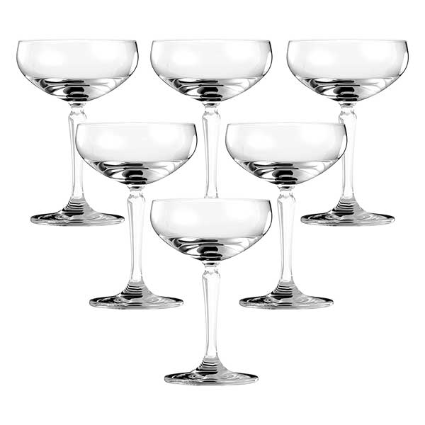 Ocean 215ml 6-Piece Set Connexion Coupe Glass / Clear