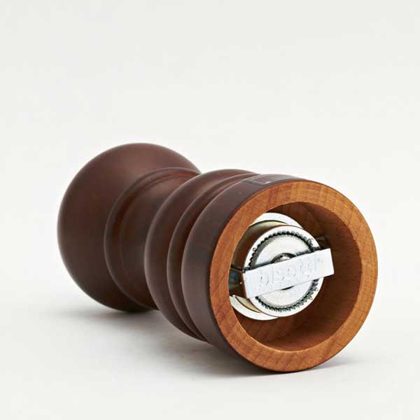 Rome Salt And Pepper Mill in Walnut Stained Wood 13 cm - Bisetti