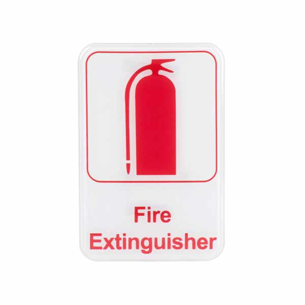"Fire Extinguisher" Sign / Tablecraft