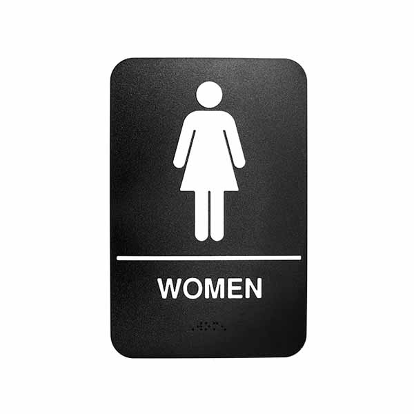 "Women" Braille Sign / Tablecraft