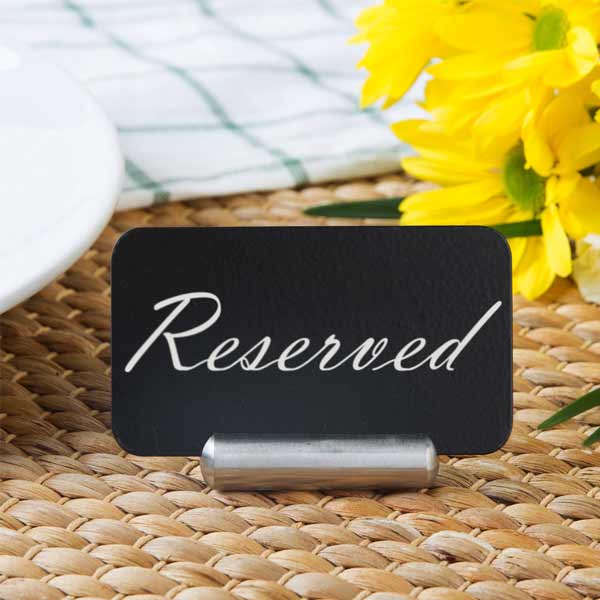 2" Stainless Steel Cylinder Card Holder / Tablecraft