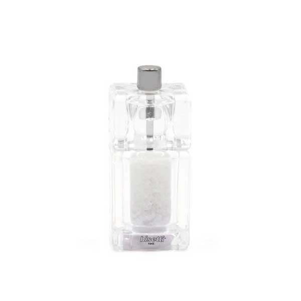 Small Rectangular Acrylic Como Salt And Pepper Grinder - Bisetti