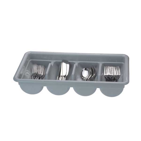 4 Compartment Cutlery Box, Polypropylene / JB Products