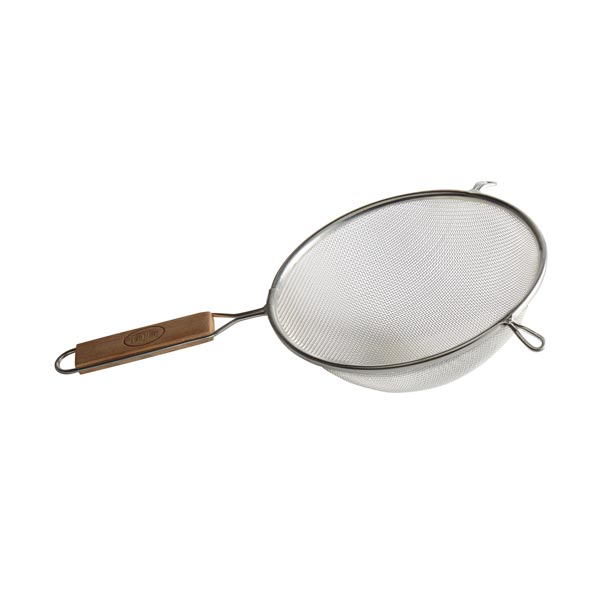 8" Medium Tin Single Mesh Strainer / Tablecraft