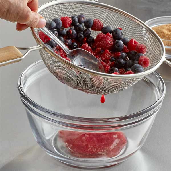 10-1/4" Tinned Medium Mesh Strainer / Tablecraft