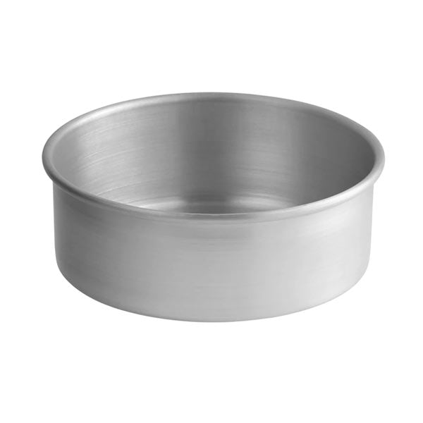 8" x 3" Round Aluminum Cake Pan / Winco